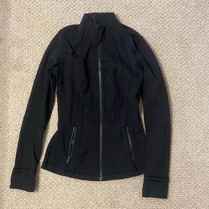 Black lululemon define zip up
